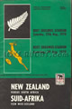 South Africa v New Zealand 1970 rugby  Programme